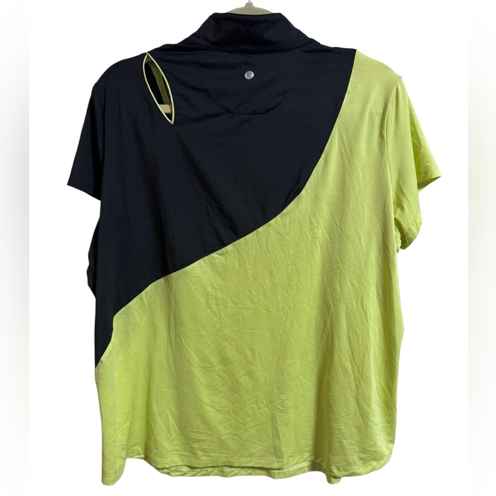 EP Pro Half Zip Colorblock Polo Shirt – XXL – Golf / Activewear Top - Picture 3 of 4